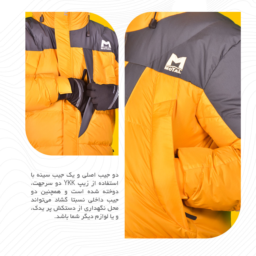 کاپشن پر نیمه سنگین موتال مدل GUNEY EXPEDITION 6000