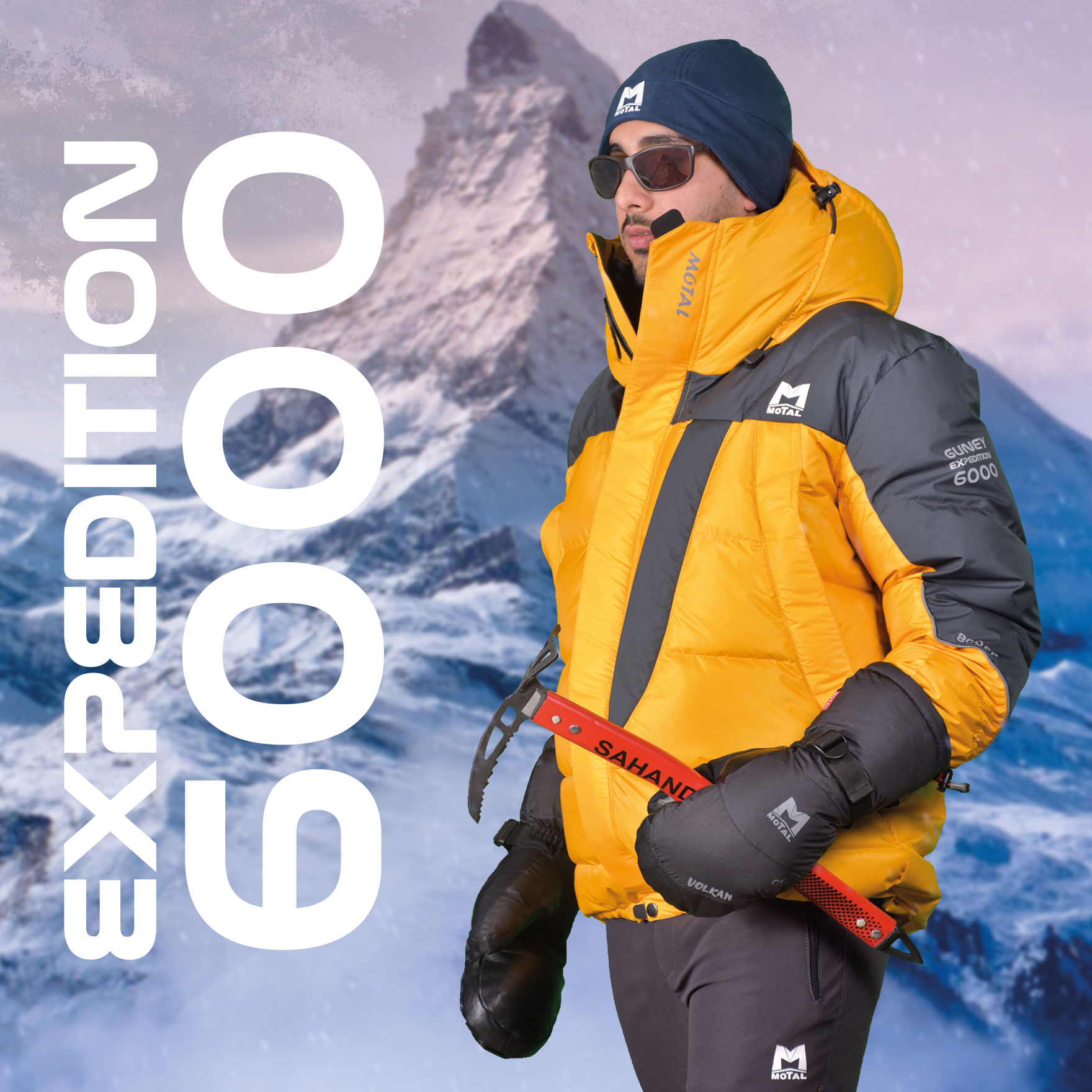 کاپشن پر نیمه سنگین موتال مدل GUNEY EXPEDITION 6000